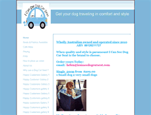 Tablet Screenshot of icanseedogcarseat.com